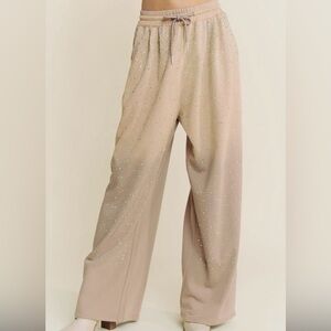 Sparkling rhinestone pants. Not ombré! Solid color